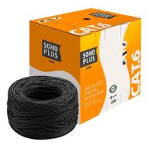 Cabo de Rede CAT.6 Furukawa SOHOPLUS, 305 Metros, Preto - 23400187