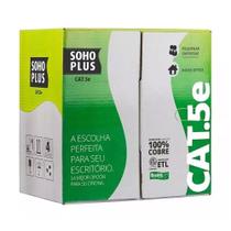 Cabo de Rede Cat5 CMX Soho 305m, Preto , FURUKAWA FURUKAWA