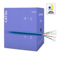 Cabo de Rede CAT5e 305m Fortrek FK 500C CMX Azul - CX / 305 F002 Cabo de Rede CAT5e 305m Fortrek FK 500C CMX Azul - CX / 305 F002
