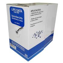 Cabo De Rede Cat5e 4 Pares 305m Preto Quality Life Data