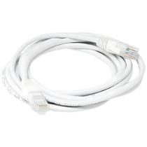 Cabo de Rede CAT5e, Patch Cord, 5 Metros, PlusCable, PC-ETHU50 - Branco