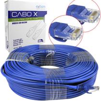 Cabo De Rede Cat5e Patch Cord De 50 Metros Ethernet Montado