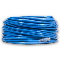 Cabo de Rede CAT6 100 Metros 100m Azul Rolo UTP Ethernet Crimpado 23AWG Pronto