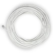 Cabo de Rede CAT6 100 Metros 100m Branco Rolo UTP Ethernet Crimpado 23AWG Pronto - Deko/Life Data