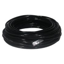 Cabo de Rede CAT6 20 Metros 20m Preto Rolo UTP Ethernet Crimpado 23AWG Pronto
