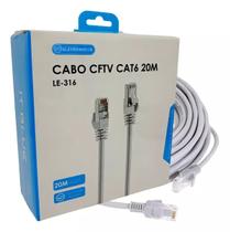 Cabo de Rede Cat6 20 Metros It Blue Le-316 - Ideal para CFTV e Conexão de Internet Cabo de Rede Cat6 20 Metros It Blue Le-316 - Ideal para CFTV e Conexão de Internet