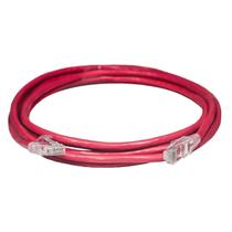 Cabo De Rede CAT6 3 Metros 3m 100% Cobre Vermelho Crimpado Ethernet Pronto 23AWG Cabo De Rede CAT6 3 Metros 3m 100% Cobre Vermelho Crimpado Ethernet Pronto 23AWG