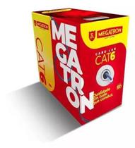 Cabo De Rede, Cat6 305M Preto, Utp 4 Pares - Megatron