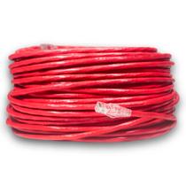 Cabo de Rede CAT6 40 Metros Vermelho Rolo UTP Ethernet Crimpado 23AWG Pronto Cabo de Rede CAT6 40 Metros Vermelho Rolo UTP Ethernet Crimpado 23AWG Pronto