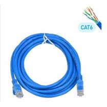 Cabo De Rede Cat6 5 Metros Ethernet Lan Giga 10/1000 Rj45 - Tomate