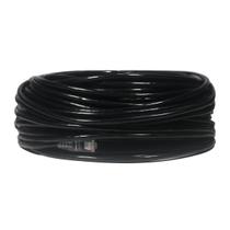 Cabo de Rede CAT6 50 Metros 50m Preto Rolo UTP Ethernet Crimpado 23AWG Pronto