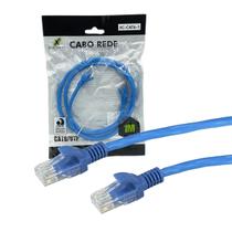 Cabo de Rede Cat6 até 1 Gigabit 1000Mbps 1 Metro com RJ45