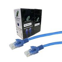 Cabo de Rede Cat6 até 1 Gigabit 1000Mbps 100 Metros com RJ45