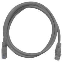 Cabo De Rede Cat6 Cabo Resistente De 1,5 Metros Condutores Em Cobre Nu Ideal Para Gamers Streamers Internet Sem Travamentos - Cinza