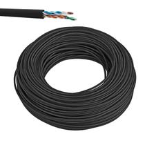 Cabo de Rede Cat6 Cobre Utp 4 Pares Preto 50 Metros Giga