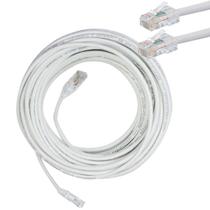 Cabo De Rede Cat6 Furukawa Anatel Montado 10 Metros Branco