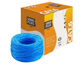 Cabo De Rede Cat6 Furukawa Soho Plus Caixa 305 Metros Azul