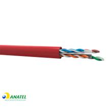 Cabo de Rede CAT6 U/UTP CM Legrand Vermelho