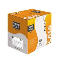 Cabo de Rede Cat6e Cmx Soho 305m, Azul FURUKAWA Cabo de Rede Cat6e Cmx Soho 305m, Azul FURUKAWA