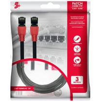 Cabo de Rede CAT7 PATCH CORD FTP 600 MHZ / 10 GBPS 3M Vermelho Cabo de Rede CAT7 PATCH CORD FTP 600 MHZ / 10 GBPS 3M Vermelho