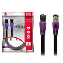 Cabo De Rede Cat8 Rj45 Ethernet Patch Cord 40gbps 2000mhz 2m