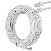 Cabo de Rede Cftv 50 Metros 8 Vias Upt 4 Pares Cat5 Branco
