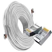 Cabo De Rede Cftv Blindado Ftp Gigabit Crimpado Pronto 10M