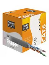 Cabo de Rede CINZA CAT.6 CMX CX 305m FURUKAWA SOHOPLUS -... Cabo de Rede CINZA CAT.6 CMX CX 305m FURUKAWA SOHOPLUS -...