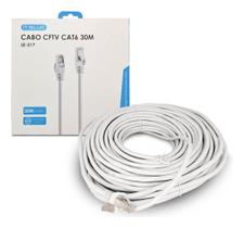 Cabo de rede conexão RJ45 Cat6 de 30 metros transmissão estável LE-317 conector banhado em ouro Cabo de rede conexão RJ45 Cat6 de 30 metros transmissão estável LE-317 conector banhado em ouro