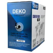 Cabo De Rede Deko Cat5e Utp 305m 4 Pares Trançados