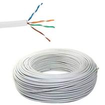 Cabo de rede e cftv 4 pares cat5 305 metros branco infinity