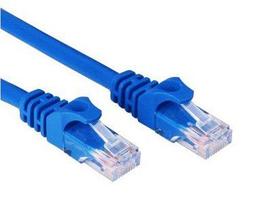 Cabo de Rede e Internet 20 Metros - Azul - Montado com Terminais RJ45 pronto para uso