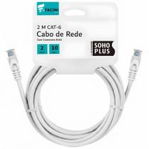 Cabo de Rede eFacini Branco CAT6 Furukawa 100% Cobre, Anatel 2 Metros Cabo de Rede eFacini Branco CAT6 Furukawa 100% Cobre, Anatel 2 Metros