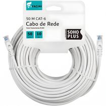 Cabo de Rede eFacini Branco CAT6 Furukawa 100% Cobre, Anatel 50 Metros Cabo de Rede eFacini Branco CAT6 Furukawa 100% Cobre, Anatel 50 Metros