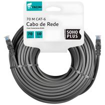Cabo de Rede eFacini CAT6 Furukawa 100 Cobre, Anatel 70 Metros cinza Cabo de Rede eFacini CAT6 Furukawa 100 Cobre, Anatel 70 Metros cinza