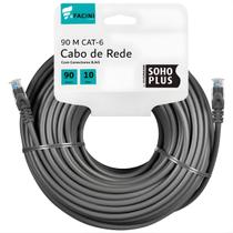 Cabo de Rede eFacini CAT6 Furukawa 100 Cobre, Anatel 90 Metros cinza Cabo de Rede eFacini CAT6 Furukawa 100 Cobre, Anatel 90 Metros cinza
