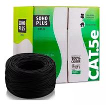 Cabo De Rede Furukawa PRETO Cat 5e Caixa 305 Metros