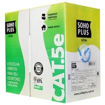 Cabo De Rede Furukawa Soho-Plus Utp Cat5E 4 P X 24 Awg Cmx Azul Caixa 305Mts