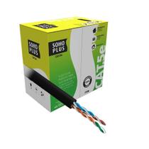 Cabo de Rede Furukawa Soho Plus UUTP CAT.5E 24AWG CMX 305m Preto