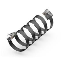 Cabo de Rede HP CAT6, 2 Metros, 1GBPS - DHC-CAT6-FLAT-2M Black