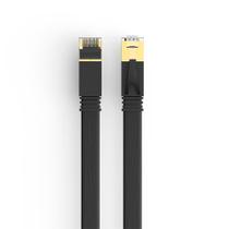 Cabo de Rede HP CAT7 Flat, 3 Metros, 10GBPS - DHC-CAT7-FLAT-3M Black