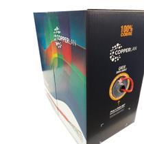 Cabo de Rede Internet Caixa 305 metros Categoria 6 Vermelho Anatel