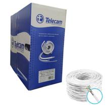 Cabo De Rede Internet Cftv Telecam Cat5 300mts Branco