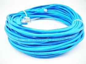 Cabo de rede / Internet -- Furukawa SOHO PLUS -- CAT5E -- 100% Cobre -- Montado -- Azul -- rolo c/ 50 Metros