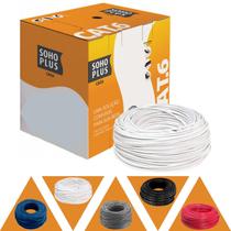 Cabo De Rede Internet Furukawa Soho Plus Cat6 200 Mt Branco