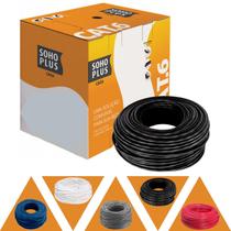 Cabo De Rede Internet Furukawa Sohoplus Cat6 Cftv 150m Preto