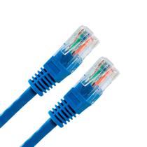 Cabo De Rede Internet Lan Azul De Qualidade Montado 5 Metros - USC