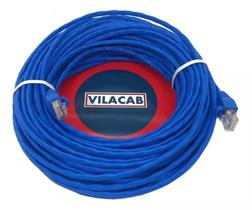 Cabo De Rede Internet Lan Rj45 Cat5 Montado 25 Metros