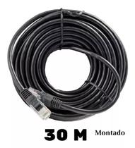 Cabo De Rede Internet Lan Utp Cat5E - 30Mts Preto - Oferta Cabo De Rede Internet Lan Utp Cat5E - 30Mts Preto - Oferta