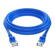 Cabo de Rede Internet Maxmidia CAT5E 5m RJ45 Azul Cobre
